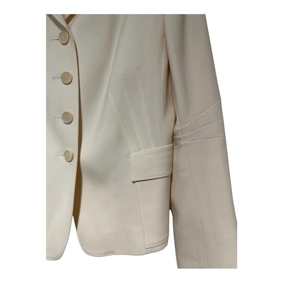 AKRIS PUNTO women's tan jacket blazer size 10 - Picture 2 of 10